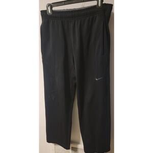 Nike Men's Therma Fit Training Pants Medium Black- Adjustable Straight Leg Run